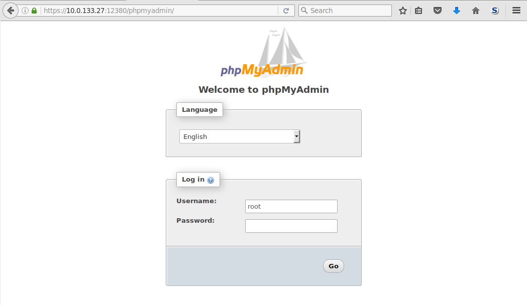 Stapler_phpmyadmin